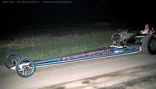 Detroit Dragway - Chuck Kurzawa Ahra Grand Nats 1970 From Charles Kurzawa Iii (newer photo)